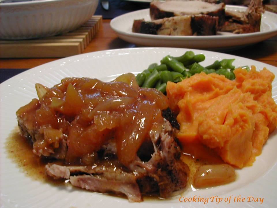 Cooking Tip of the Day Slow Cooker Pork Roast with Apples and Onions