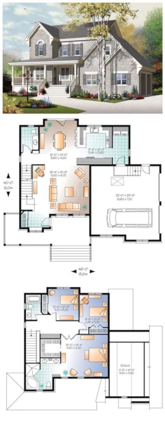 model rumah minimalis idaman plus denah dan penataan interior