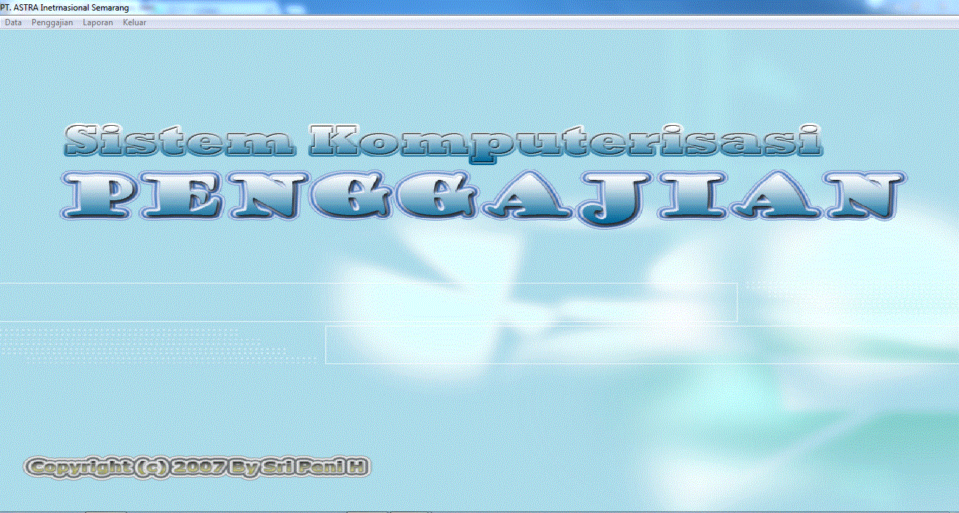 Download aplikasi gaji karyawan dengan ms access point