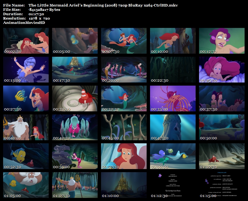 The Little Mermaid Ariel's Beginning (2008) 720p พากษ์ไทย