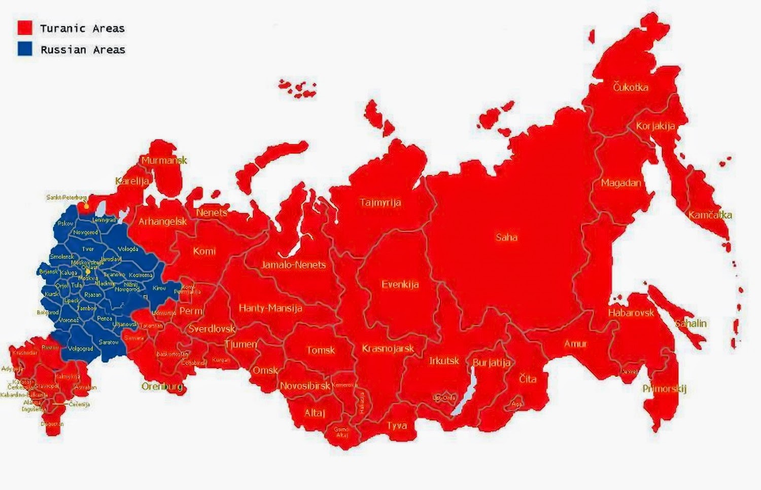 Граница европы и азии на карте