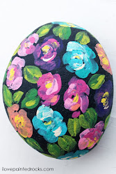 rock painted tutorial easy beginners flowers flower painting paint rocks simple spring ilovepaintedrocks crafts nature loose