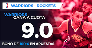 Paston Megacuota NBA: Golden State Warriors vs Houston Rockets 18 octubre Paston Megacuota NBA: Golden State Warriors vs Houston Rockets 18 octubre