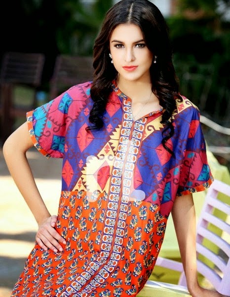 nishat long frocks