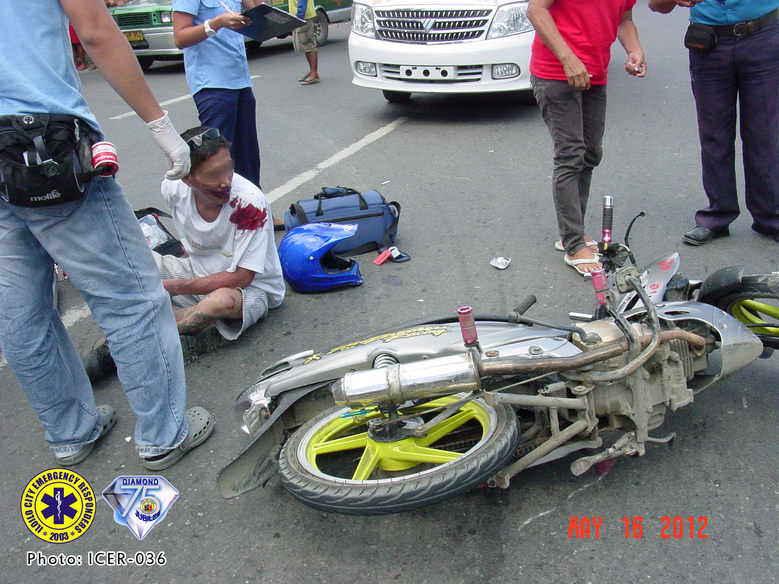 Iloilo City Emergency Responders Philippines Motorcycle and Tricycle
