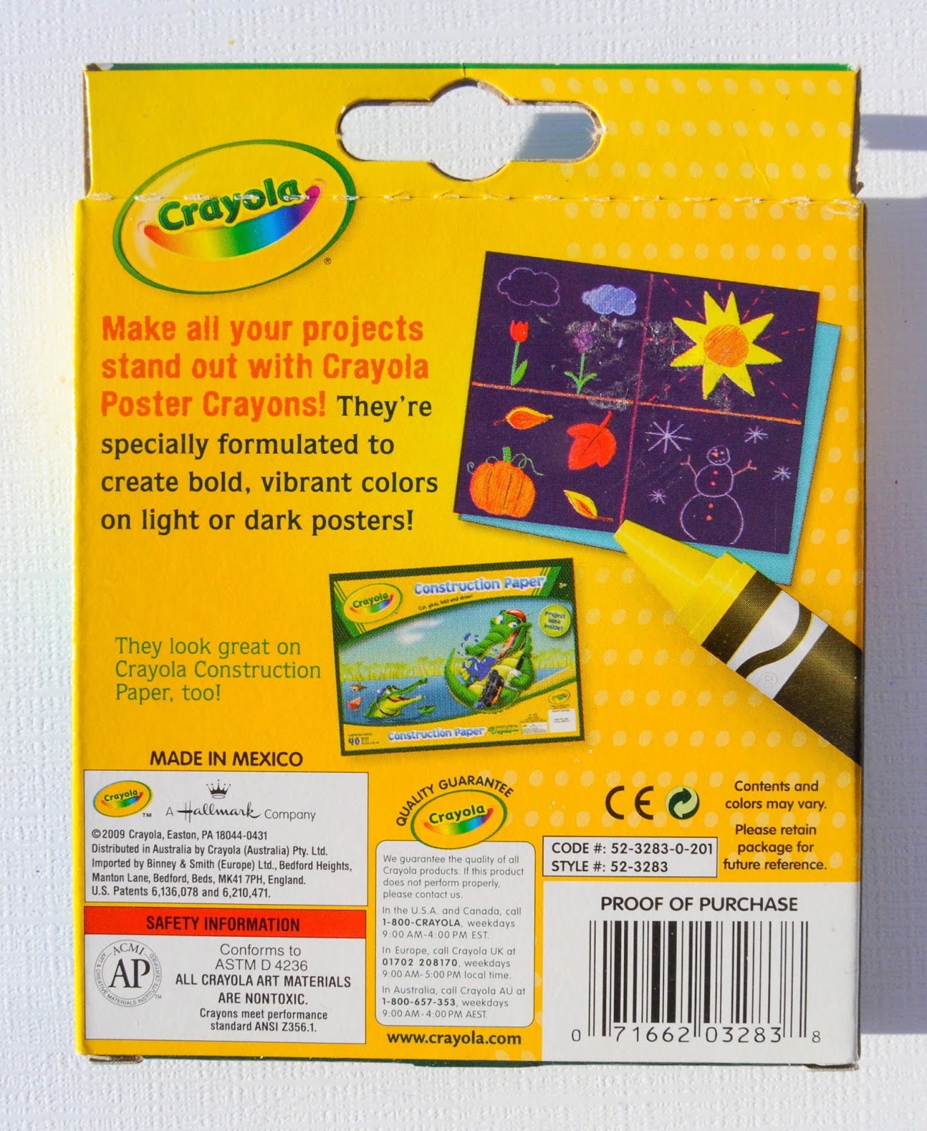 8 Count Crayola Poster Crayons What's Inside the Box Jenny's Crayon