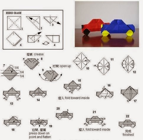 origami car diagrams ~ arts crafts ideas movement