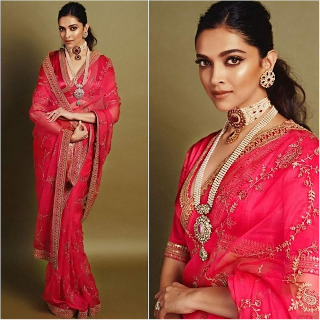 Deepika Padukone in Sabyasachi