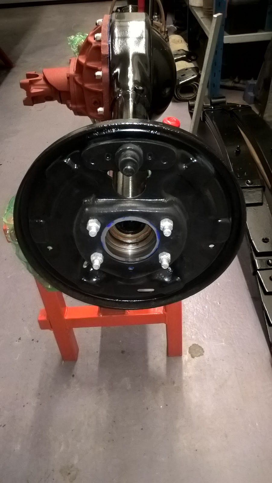 1965 Mustang 'Snowback' Fastback Rear axle assembly and installation