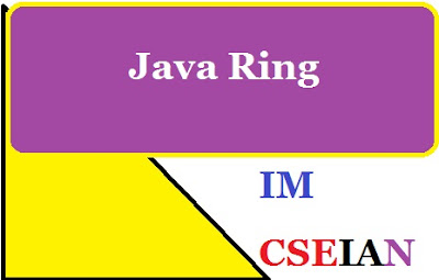 Seminar on Java Ring