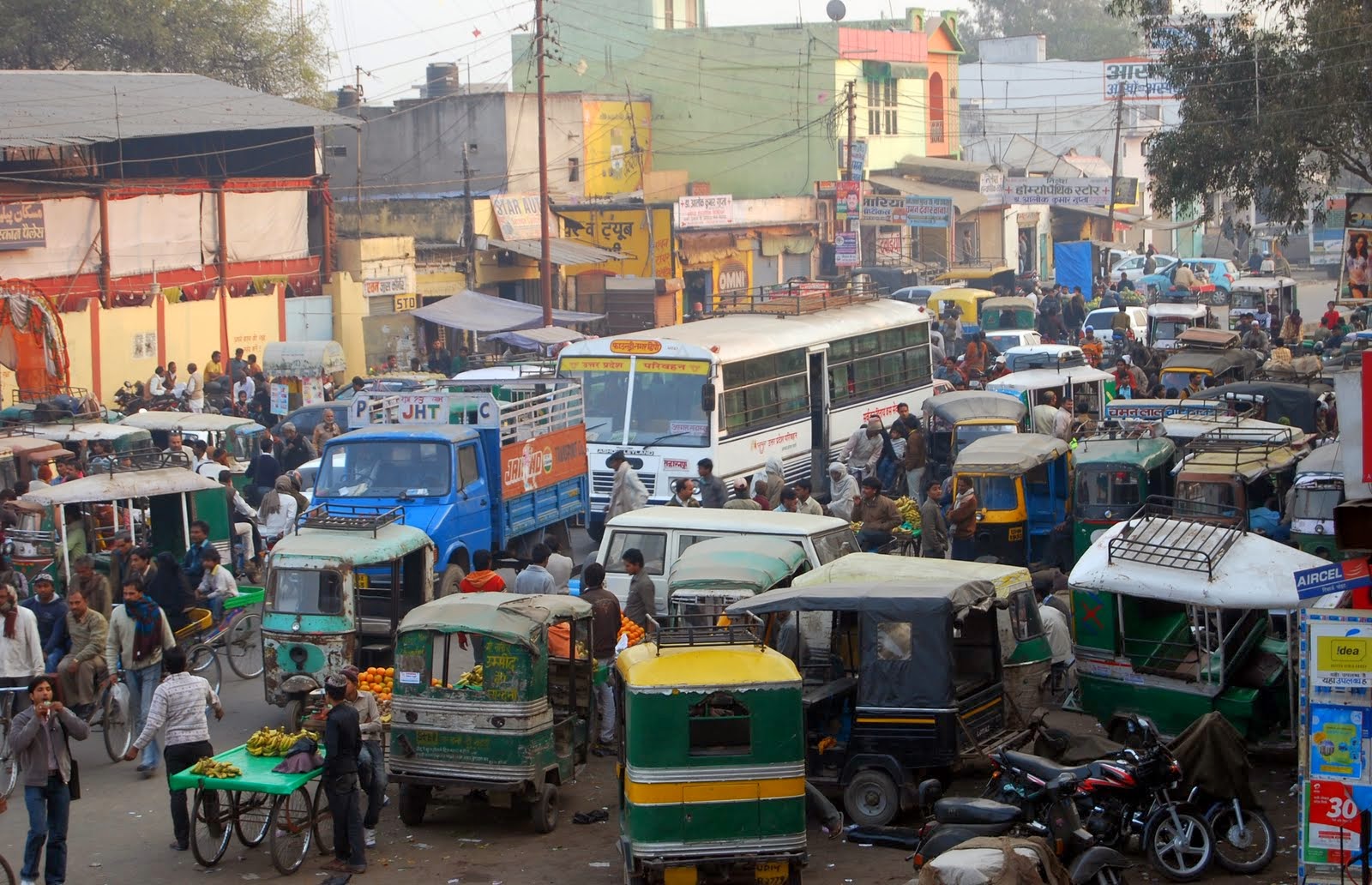 India Clogged Roads