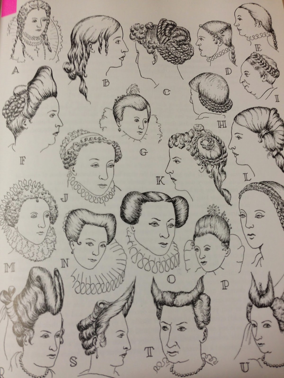 Naomi Parsons Make Up and Hair Design : Elizabethan Book Research