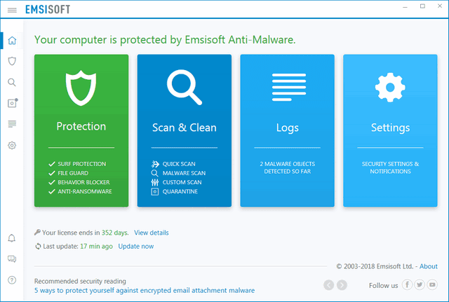 Emsisoft Anti-Malware Emsisoft Anti-Malware