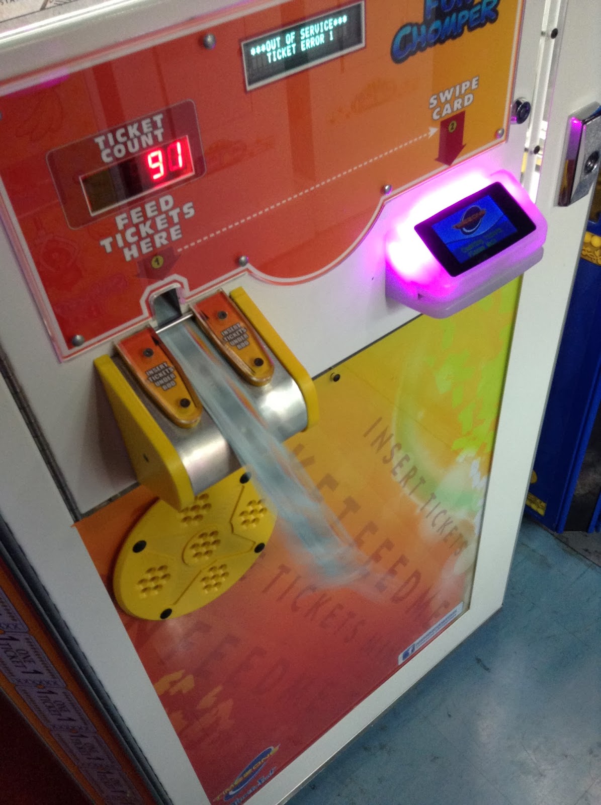 Abby's Blog: Arcade Fun time at Timezone!
