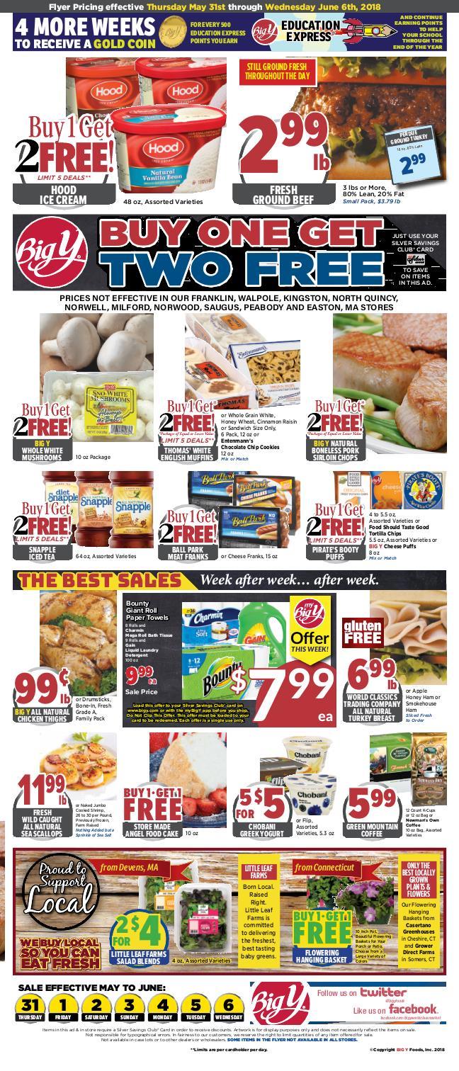 big y flyer may 31 june 6 2018 view weekly ad big y pittsfield flyer