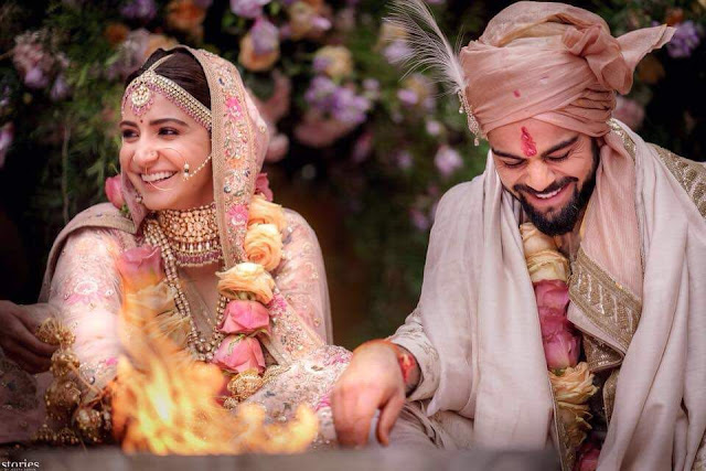 Anushka and Virat Wedding Pics