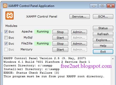 TÉLÉCHARGER XAMPP WEB SERVER 1.7.7 XAMPP WEB SERVER 1.7.7