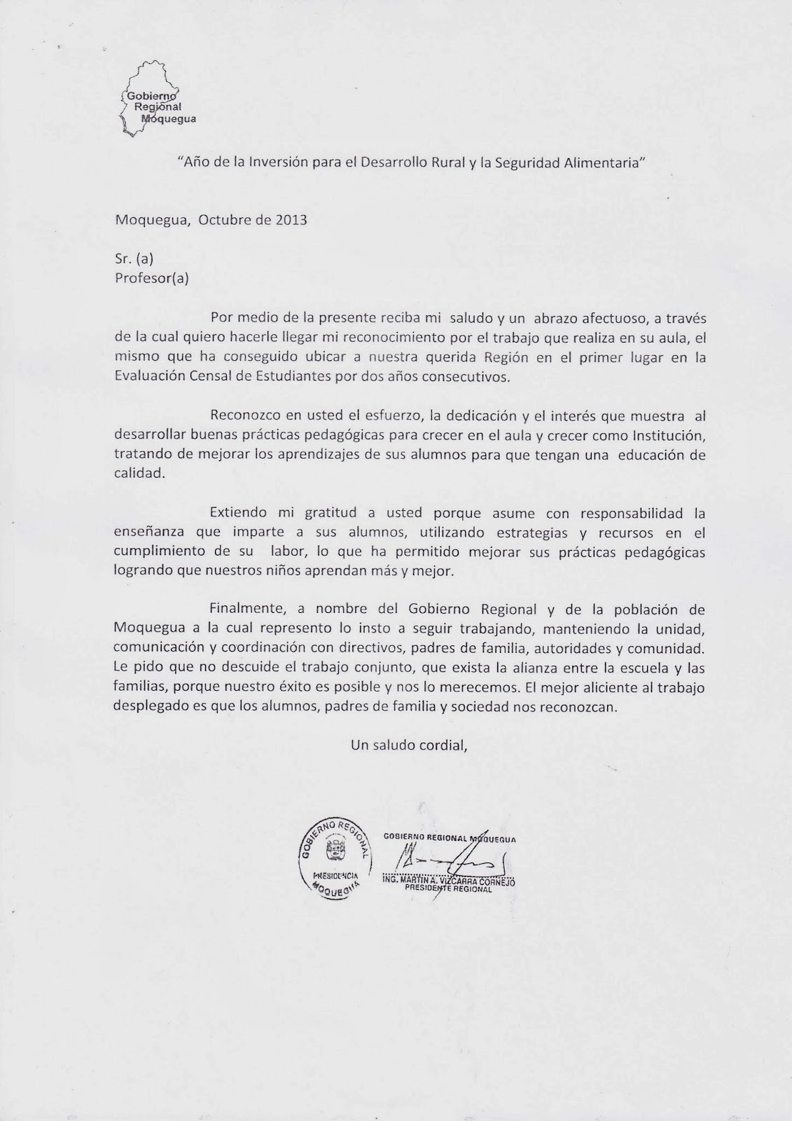 Carta De Sostenimiento Para Inmigracion