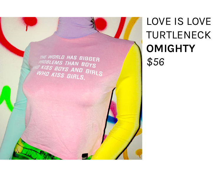 Cool Statement Shirt OMighty Turtleneck