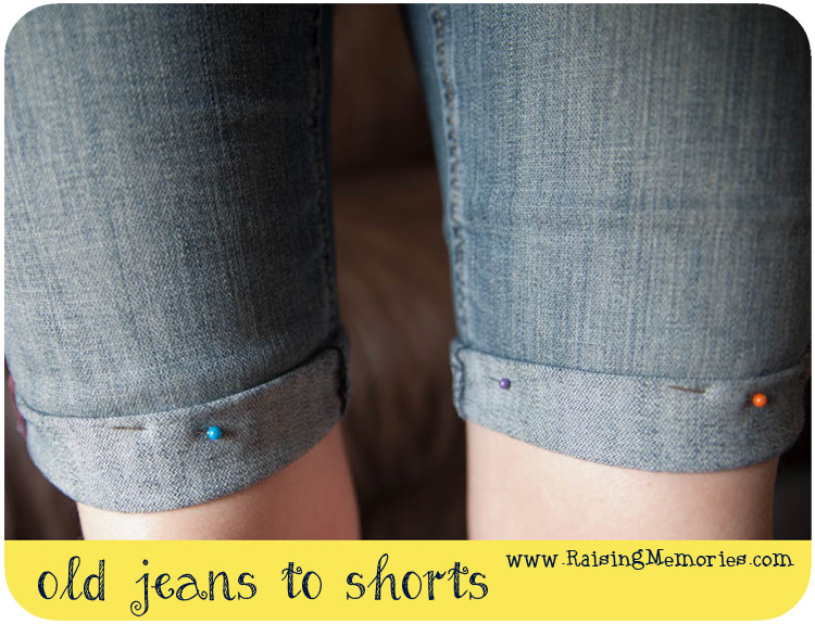 How to Turn Your Old Holey Jeans into Shorts