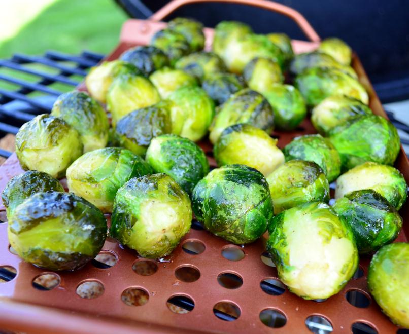 Obsessive Compulsive Barbecue Grilled Brussels Sprouts