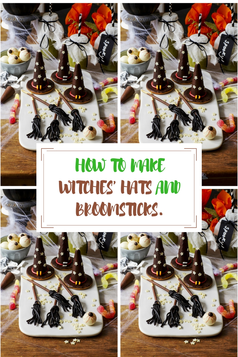 Witches' Hats And Broomsticks