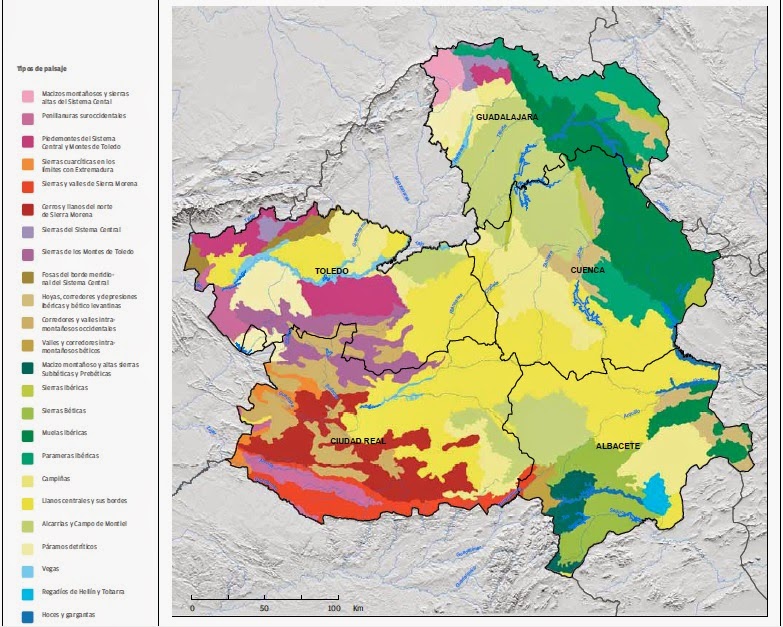 Engranando palabras Atlas de los paisajes de Castilla La Mancha
