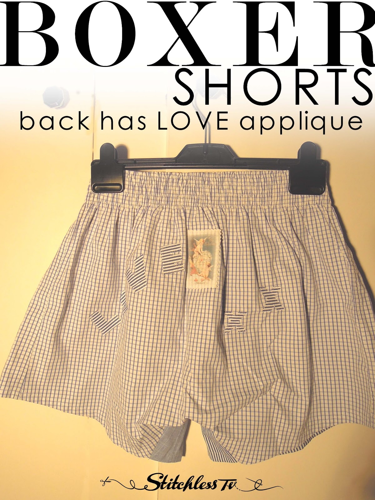 Refashion Coop BOXER SHORTS FROM MEN'S OLD SHIRTS