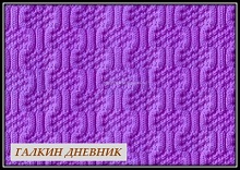 vyazanie uzorispicami relefnie uzori spicami shema i opisanie 
