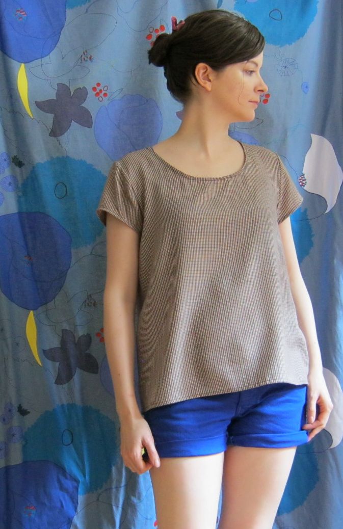 Handmade by Laurel: Project Complete: Scout woven tee