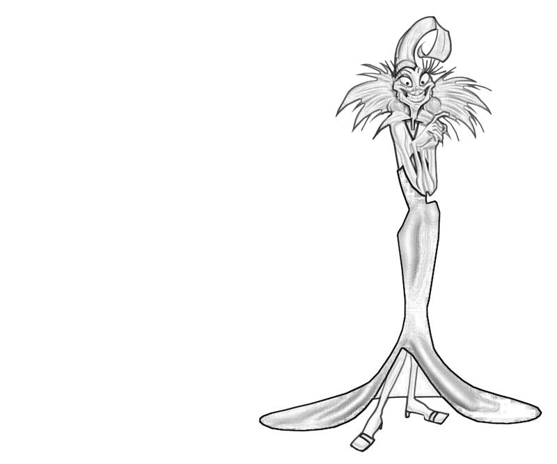 yzma coloring pages - photo #5