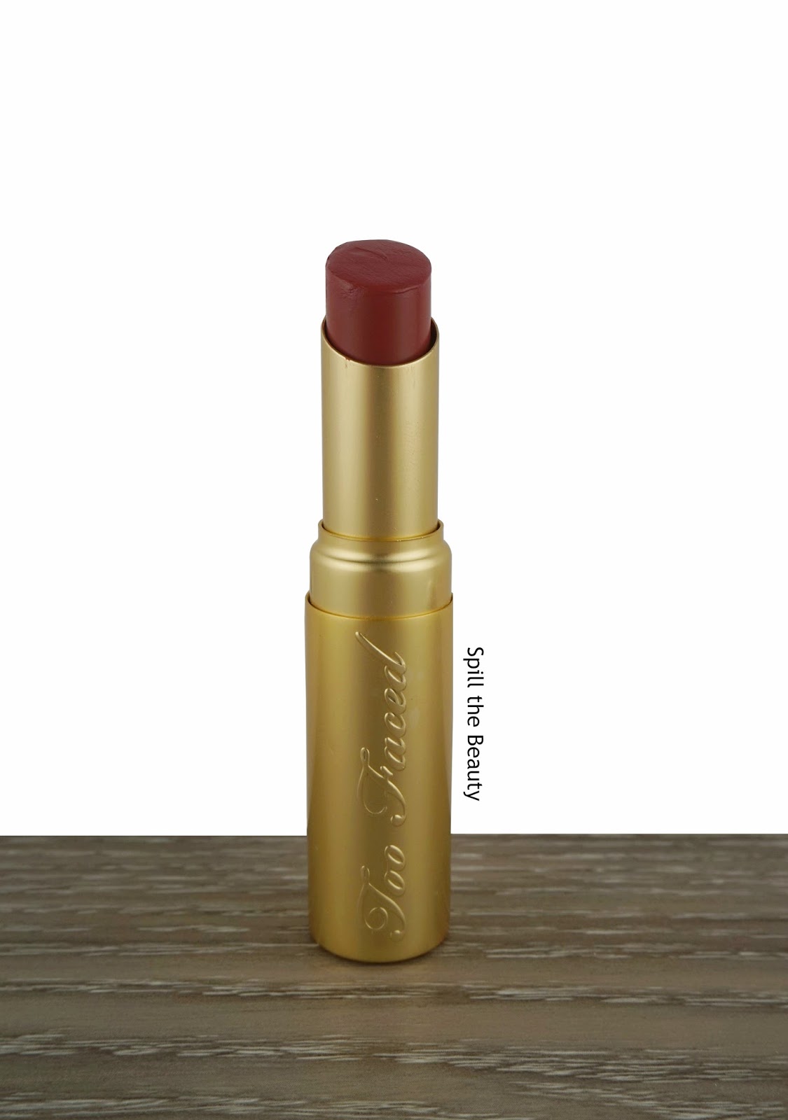 Lip Swatch Saturday Too Faced La Creme Lipstick 'Cinnamon Kiss