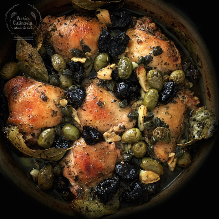 Poesía Culinaria Sabores De Nati Pollo Marbella Aceitunas Alcaparras Ciruelas Vinagre De Vino Tinto Cocinarte