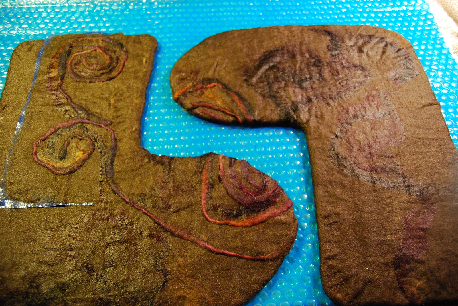 i felt like it: New Leather & Felt Boots