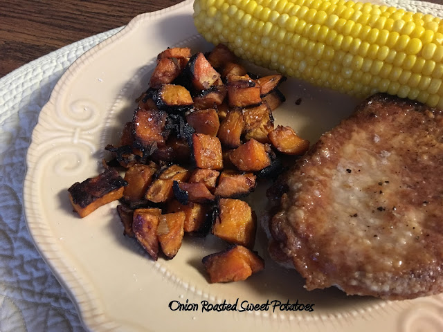 Penny's Passion: Onion Roasted Sweet Potatoes