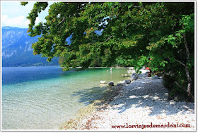 ZONAS DE BAÑO DEL LAGO BOHINJ