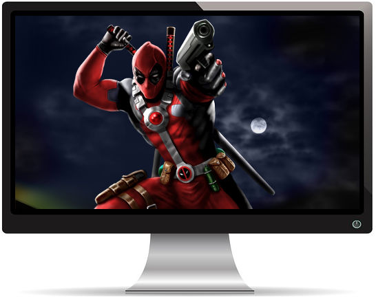 Deadpool Pistolet Artwork - Fond d'Écran en Quad HD 1440p