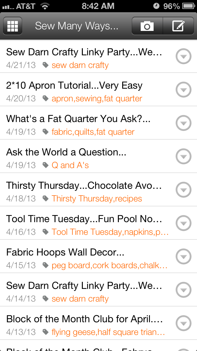 Sew Many Ways...: Blogging Tip...Blogging From Your Smart Phone