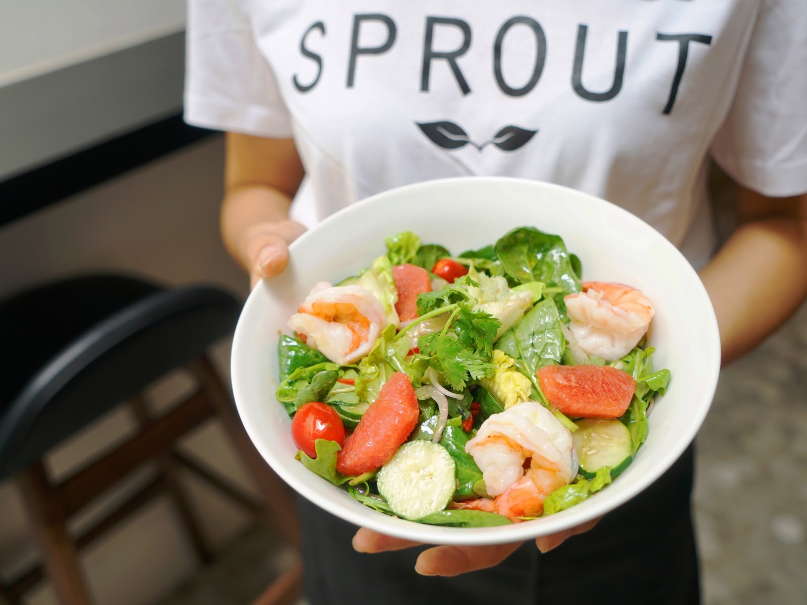 PinkyPiggu Sprout Salad Bar Duxton Road, Tanjong Pagar Great