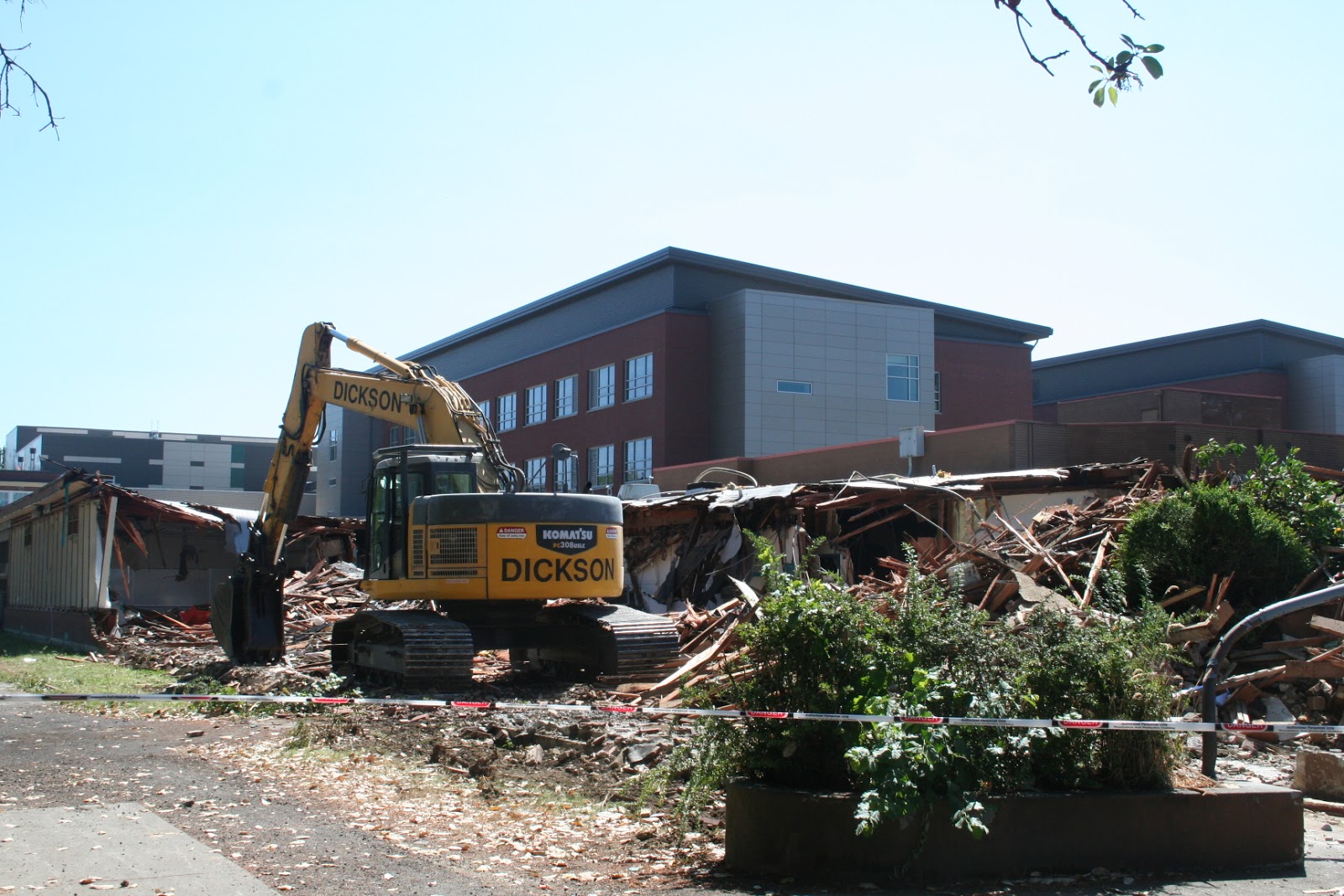 Shoreline Area News Shorewood High School demolition begins