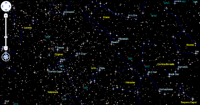 Mapa astronomiczna - Mapa nieba