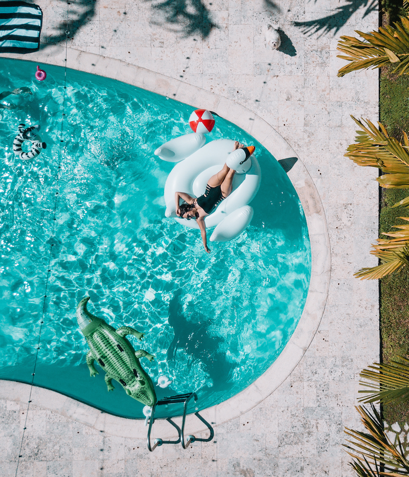 Pool Party from Above ... Drone love | Nany's Klozet | Bloglovin’