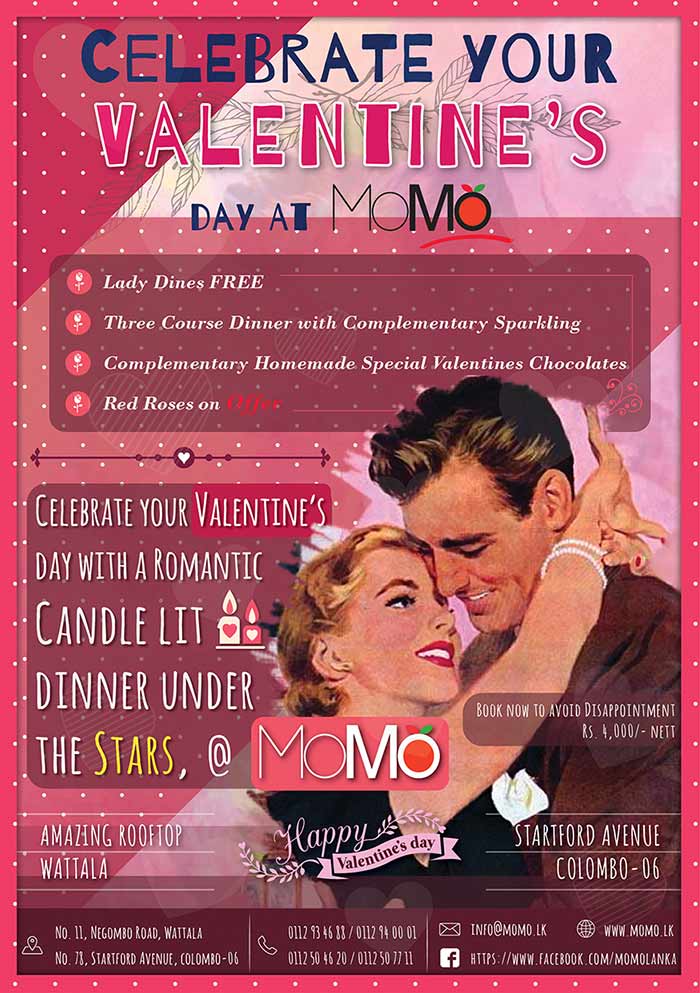 Celebrate your Valentine's Day at Momo.