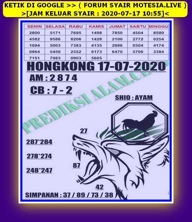 Syair Hongkong HK FORUM SYAIR TOGEL OMIFRAME