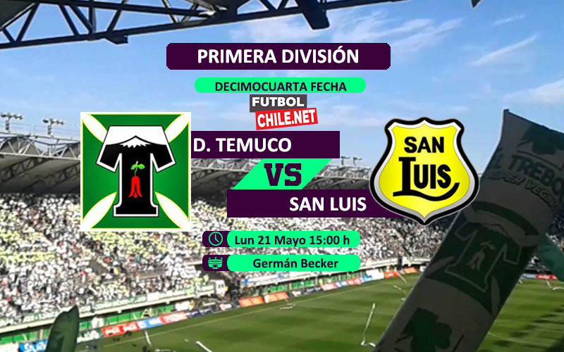 Deportes Temuco vs San Luis: Previa, horario, dónde ver en vivo por TV y online por la Primera División Deportes Temuco vs San Luis: Previa, horario, dónde ver en vivo por TV y online por la Primera División