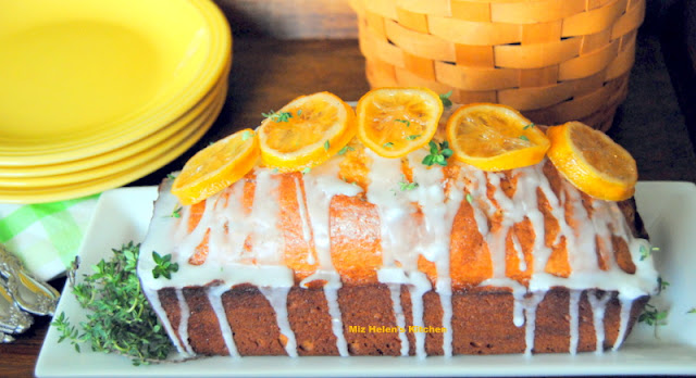 Candied Lemon Thyme Bread at Miz Helen's Country Cottage