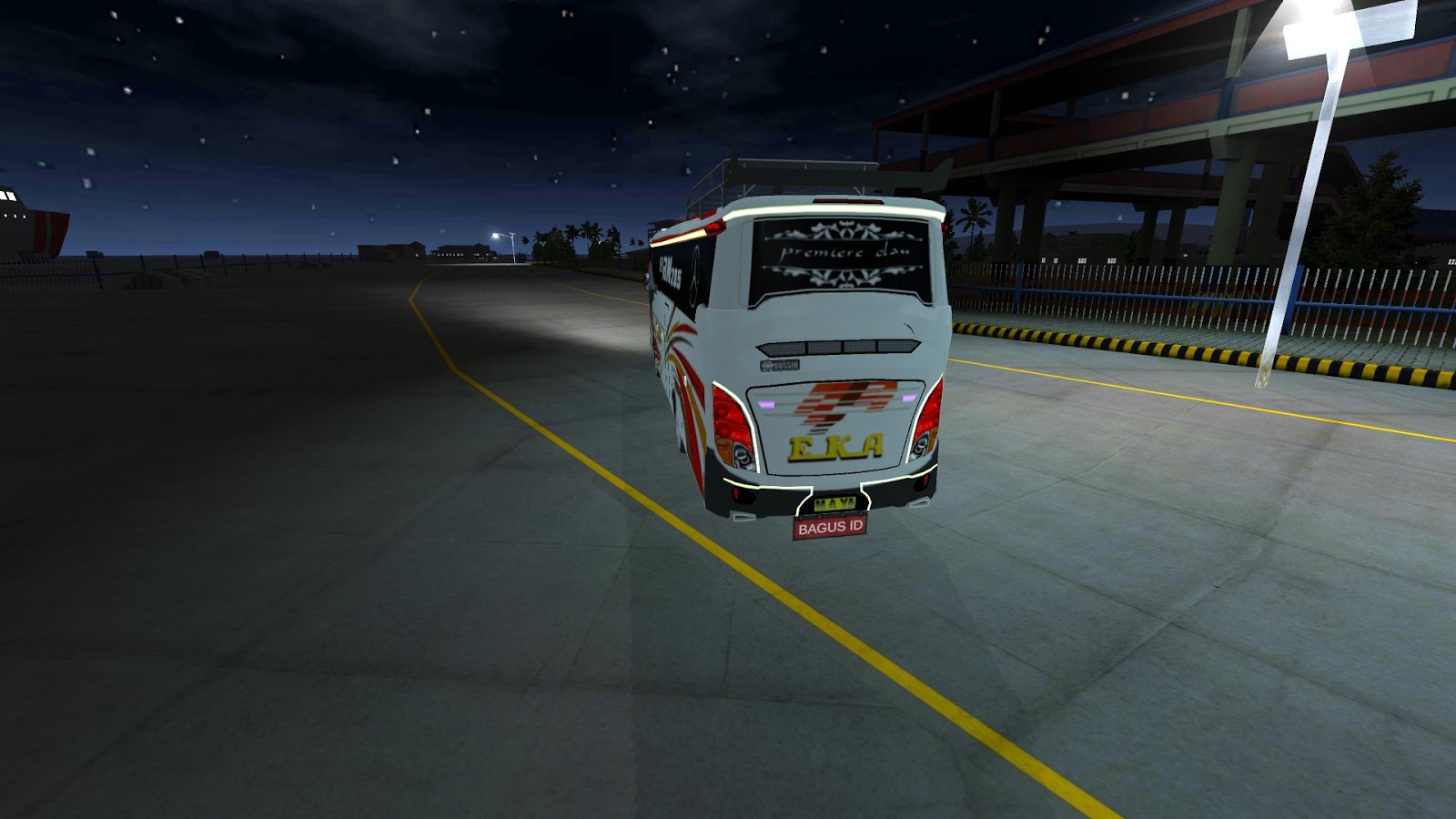 Livery Bus EKA Arjuna XHD by Maya BUSSID Bagus ID