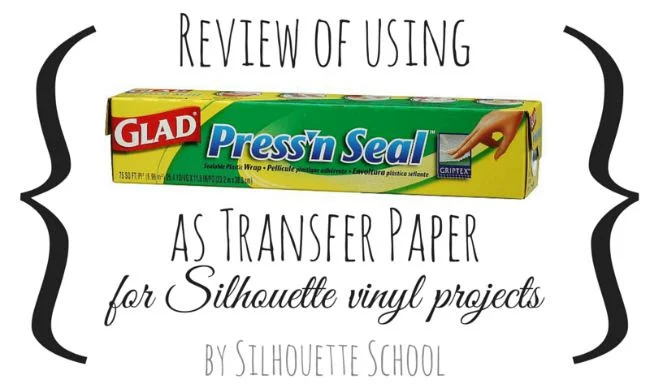 Does Press 'N Seal as Vinyl Transfer Tape Really Work? (Silhouette