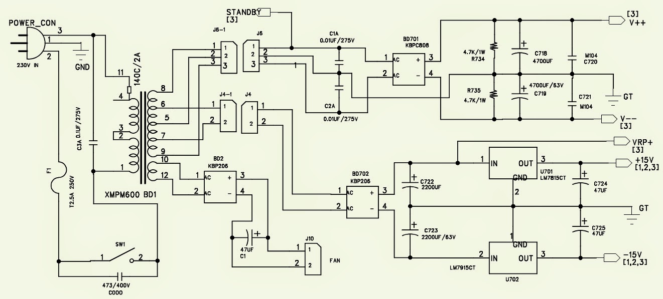 Electro help: WHARFEDALE Pro – PM-600 Schematic – Professional Audio