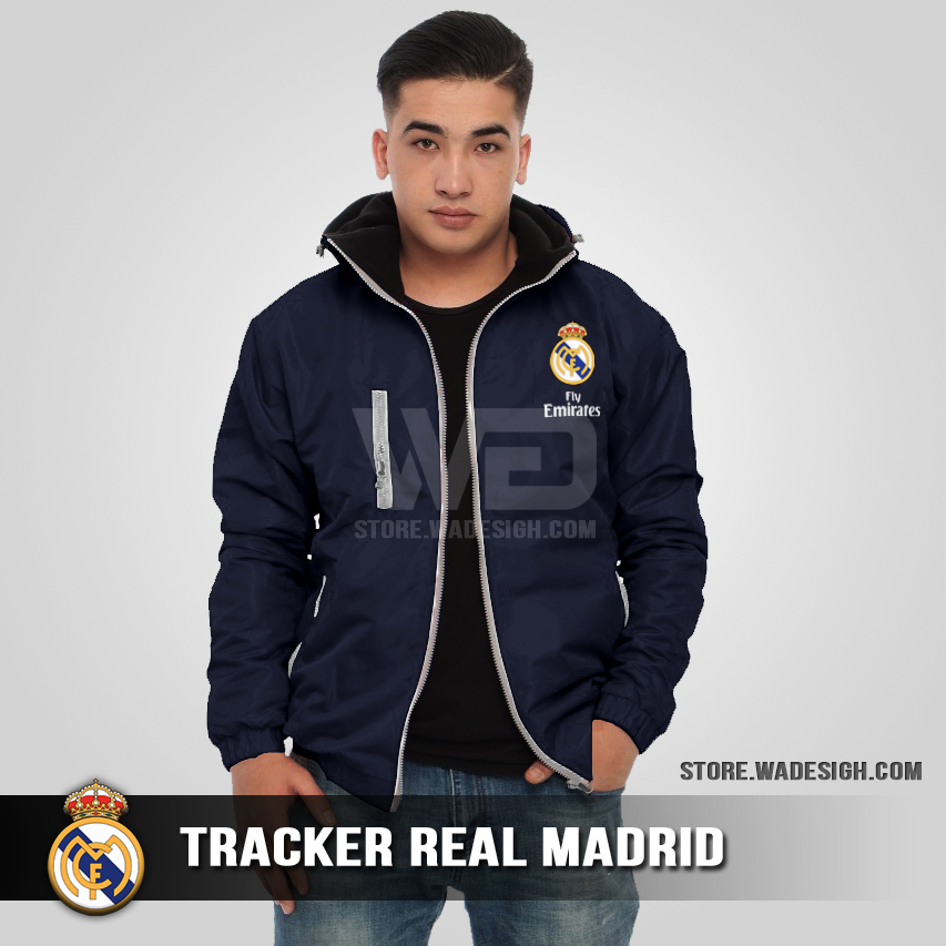 Jaket Tracker Waterproof Real Madrid